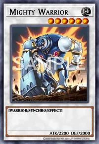 Mighty Warrior, Yu-Gi-Oh! card, EARTH