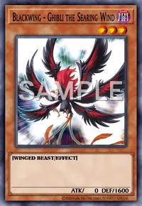 Blackwing - Ghibli the Searing Wind, Yu-Gi-Oh! card, DARK