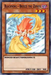 Blackwing - Breeze the Zephyr, Yu-Gi-Oh! card, DARK