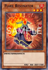 Flare Resonator, Yu-Gi-Oh! card, FIRE