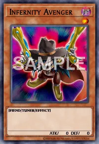 Infernity Avenger, Yu-Gi-Oh! card, DARK