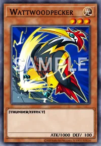Wattwoodpecker, Yu-Gi-Oh! card, LIGHT