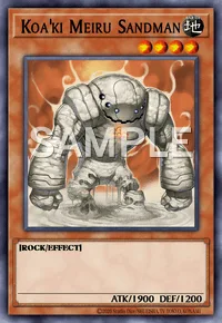Koa'ki Meiru Sandman, Yu-Gi-Oh! card, EARTH