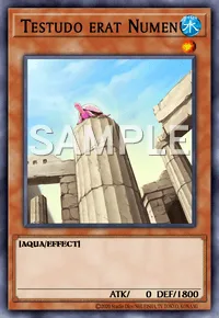 Testudo erat Numen, Yu-Gi-Oh! card, WATER