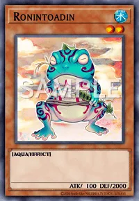 Ronintoadin, Yu-Gi-Oh! card, WATER