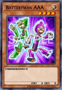 Batteryman AAA, Yu-Gi-Oh! card, LIGHT