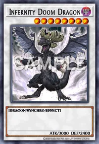 Infernity Doom Dragon, Yu-Gi-Oh! card, DARK