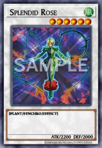 Splendid Rose, Yu-Gi-Oh! card, WIND
