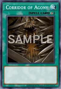 Corridor of Agony, Yu-Gi-Oh! card, SPELL
