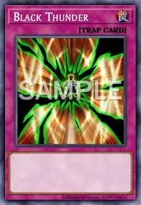 Black Thunder, Yu-Gi-Oh! card, TRAP