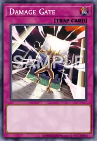 Damage Gate, Yu-Gi-Oh! card, TRAP
