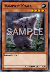Vampiric Koala, Yu-Gi-Oh! card, EARTH