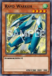 Rapid Warrior, Yu-Gi-Oh! card, WIND