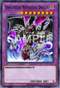 Dragonecro Nethersoul Dragon, Yu-Gi-Oh! card, DARK
