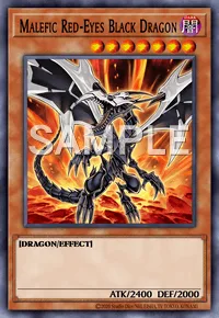 Malefic Red-Eyes Black Dragon (Updated from: Malefic Red-Eyes B. Dragon), Yu-Gi-Oh! card, DARK