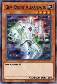 Gem-Knight Alexandrite, Yu-Gi-Oh! card, EARTH