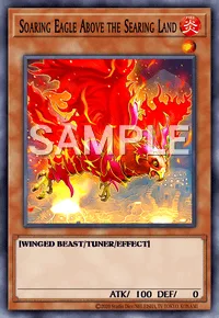 Soaring Eagle Above the Searing Land, Yu-Gi-Oh! card, FIRE