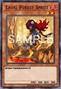 Laval Forest Sprite, Yu-Gi-Oh! card, FIRE