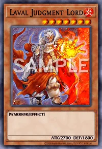 Laval Judgment Lord, Yu-Gi-Oh! card, FIRE