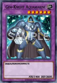 Gem-Knight Aquamarine, Yu-Gi-Oh! card, EARTH