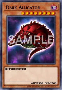 Dark Alligator, Yu-Gi-Oh! card, DARK