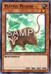 Playful Possum, Yu-Gi-Oh! card, EARTH