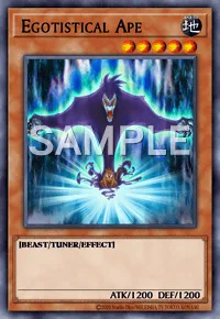 Egotistical Ape, Yu-Gi-Oh! card, EARTH