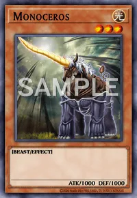Monoceros, Yu-Gi-Oh! card, LIGHT