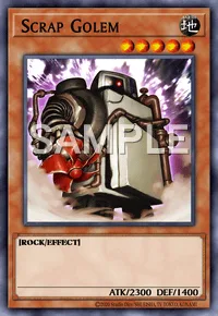 Scrap Golem, Yu-Gi-Oh! card, EARTH