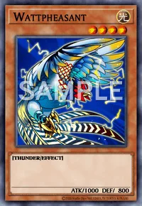 Wattpheasant, Yu-Gi-Oh! card, LIGHT