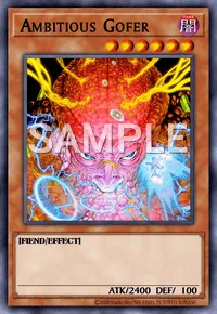 Ambitious Gofer, Yu-Gi-Oh! card, DARK