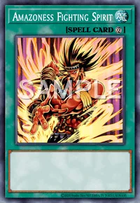 Amazoness Fighting Spirit, Yu-Gi-Oh! card, SPELL