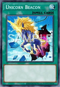 Unicorn Beacon, Yu-Gi-Oh! card, SPELL