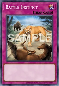 Battle Instinct, Yu-Gi-Oh! card, TRAP