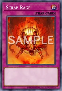 Scrap Rage, Yu-Gi-Oh! card, TRAP