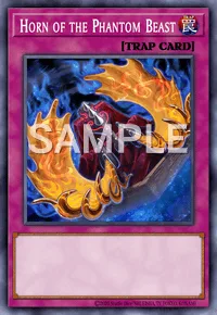 Horn of the Phantom Beast, Yu-Gi-Oh! card, TRAP