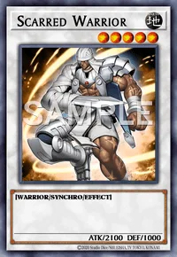 Scarred Warrior, Yu-Gi-Oh! card, EARTH