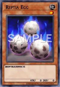 Reptia Egg, Yu-Gi-Oh! card, EARTH