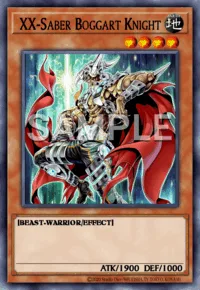 XX-Saber Boggart Knight, Yu-Gi-Oh! card, EARTH