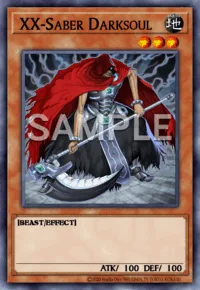 XX-Saber Darksoul, Yu-Gi-Oh! card, EARTH