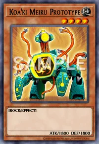 Koa'ki Meiru Prototype, Yu-Gi-Oh! card, EARTH