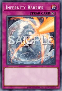 Infernity Barrier, Yu-Gi-Oh! card, TRAP