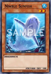 Nimble Sunfish, Yu-Gi-Oh! card, WATER