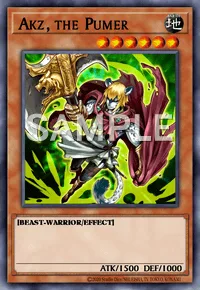Akz, the Pumer, Yu-Gi-Oh! card, EARTH