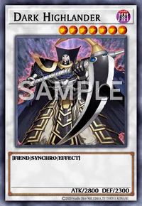 Dark Highlander, Yu-Gi-Oh! card, DARK