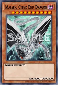 Malefic Cyber End Dragon, Yu-Gi-Oh! card, DARK