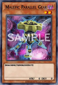 Malefic Parallel Gear, Yu-Gi-Oh! card, DARK