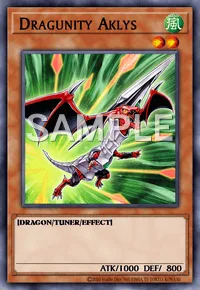 Dragunity Aklys, Yu-Gi-Oh! card, WIND