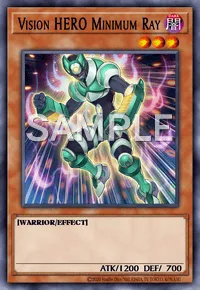 Vision HERO Minimum Ray, Yu-Gi-Oh! card, DARK
