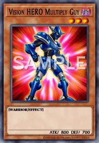 Vision HERO Multiply Guy, Yu-Gi-Oh! card, DARK